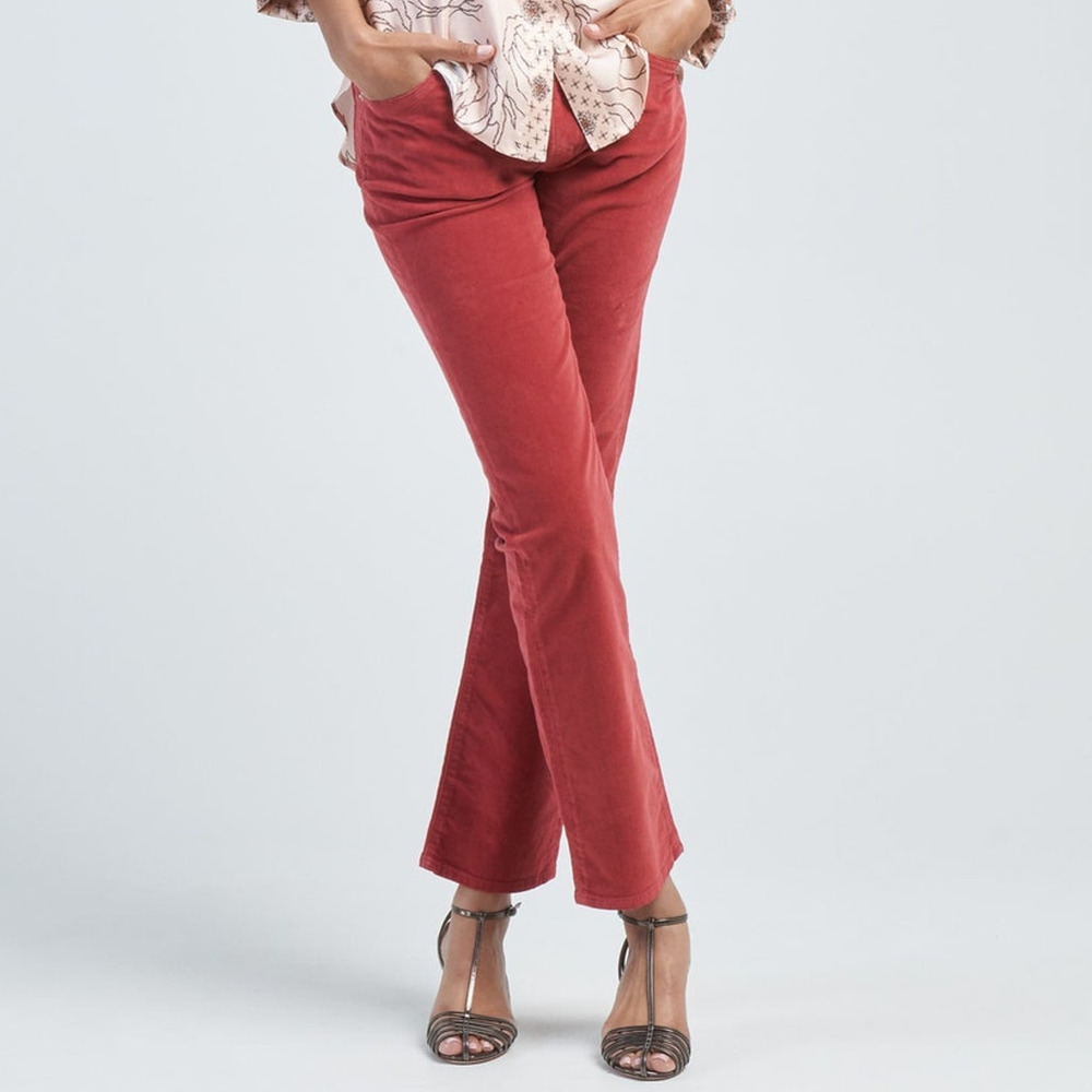 NWT Daily‎ Blue Manya Organic Cotton Velveteen Denim Jeans Sz. 25 Swing [Ruby] - Picture 4 of 11